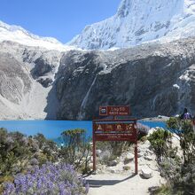 3時間40分で何とかLag69湖畔に到着