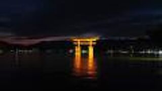 夕焼け鑑賞からのライトアップ