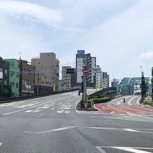 足立区側から見た千住大橋の風景