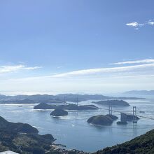 来島海峡大橋と瀬戸内海の絶景