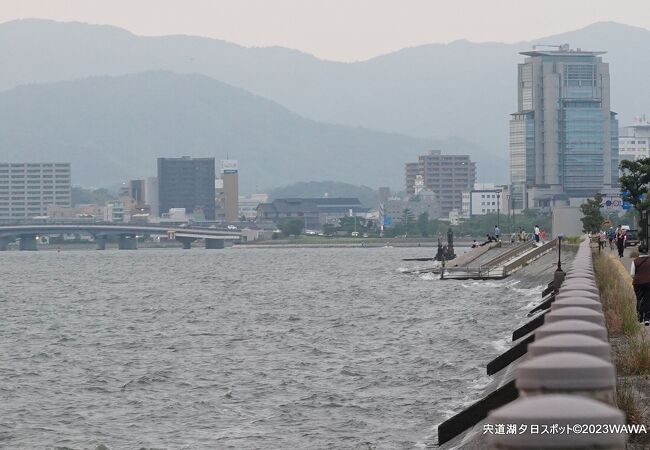 宍道湖夕日スポットの名所