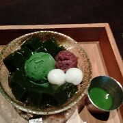 静かな時間が過ごせる茶房