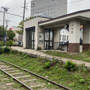 旧手宮線の廃駅跡