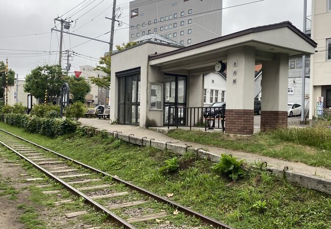 旧手宮線の廃駅跡