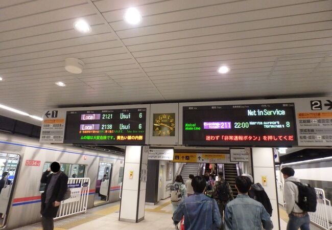 JR上野駅からは離れているが徒歩圏内で移動できる