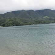 仁科三湖の大きな湖