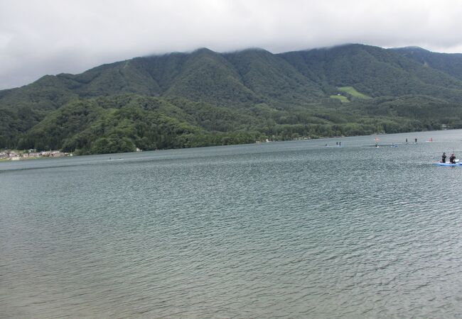 仁科三湖の大きな湖