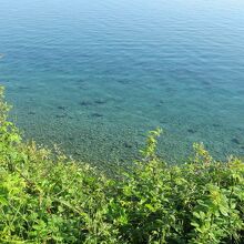 …トリエステ湾側の風景が楽しめる場所もありました。