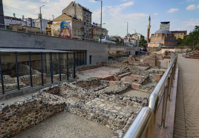 地下鉄駅周辺の遺跡