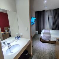 ピカピカの洗面台が気持ちいい