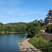 岡山城の絶好の撮影スポット