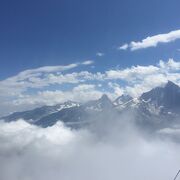 タイミングよく雲が晴れました