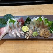 松山でお魚料理