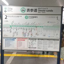 東京メトロ千代田線 表参道駅