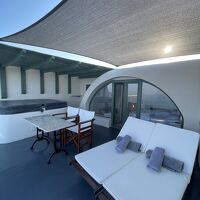 ジャグジー付の部屋のテラス　景色が最高です