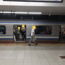 JR総武線快速&横須賀線 東京駅