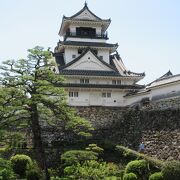 日本国内で12城しかない江戸時代の天守閣が残る現存天守の一つは見ごたえ充分