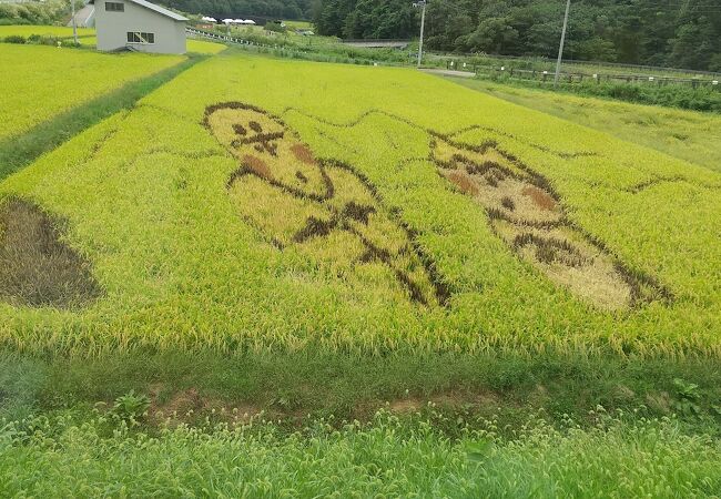 秋田内陸線沿線田んぼアート