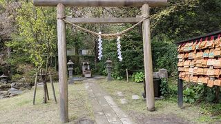 昔の猫の神社