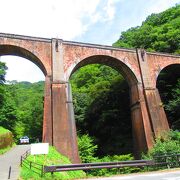 レンガのアーチ橋