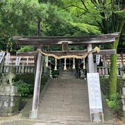 上諏訪の高台にある神社