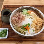 A simple udon restaurant, where you can simply enjoy your meal without thinking too much