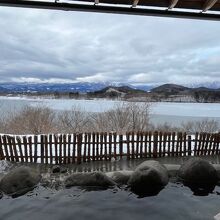 大きな部屋付き露天風呂