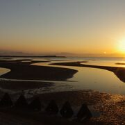 素晴らしい夕日