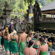 沐浴の出来る寺院