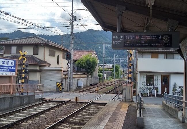 嵐電嵯峨駅