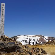 御釜の駐車場からすぐです