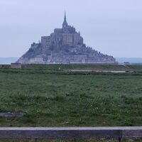 レストランからのモン・サン・ミッシェル
