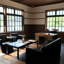 旧明倫小学校当時の校長室（復元）。