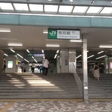 JR総武線 市川駅