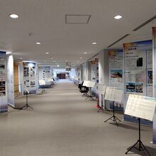 海洋博覧会のパネル展示