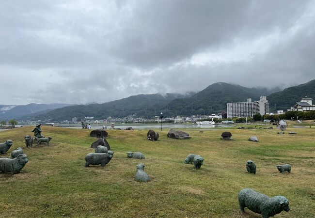 諏訪市湖畔公園 (石彫公園) クチコミ・アクセス・営業時間｜諏訪