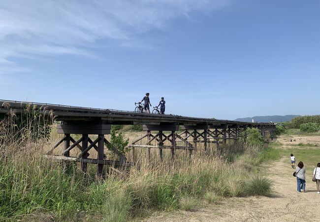 流れ橋(上津屋橋)