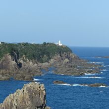 樫野埼灯台が遠くに見える