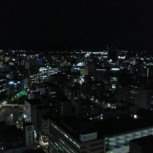 新潟駅側の眺望