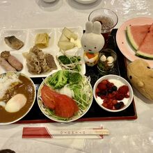 朝食も種類が豊富