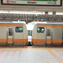 JR中央線快速 新宿駅
