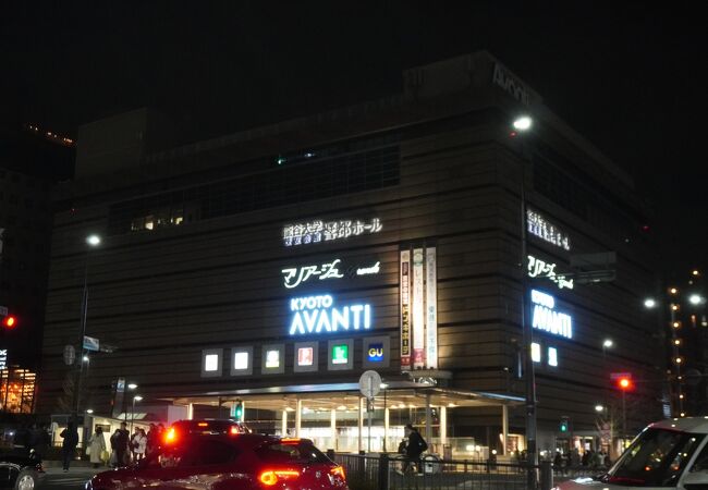 京都駅八条口から通りを挟んだ向かい側