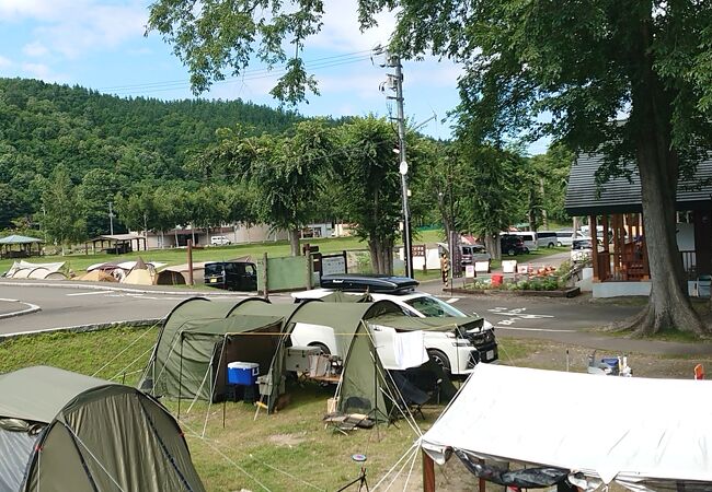 ここのキャンプ場は夏は最高です