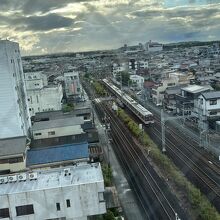 客室からの景色