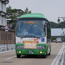 鳥取市100円循環バス「くる梨」