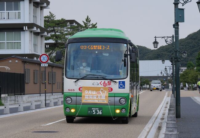 鳥取城跡へは100円で行けます