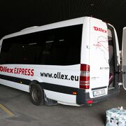 Ollex社のバスを利用