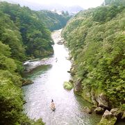 深緑の鬼怒川温泉