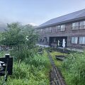 尾瀬温泉小屋からの朝の風景が最高