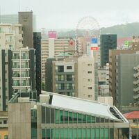 部屋からの眺望は中央駅方面
